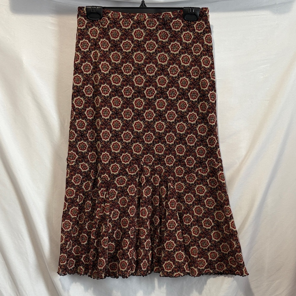 Floral Patterned Women's Skirt SM06